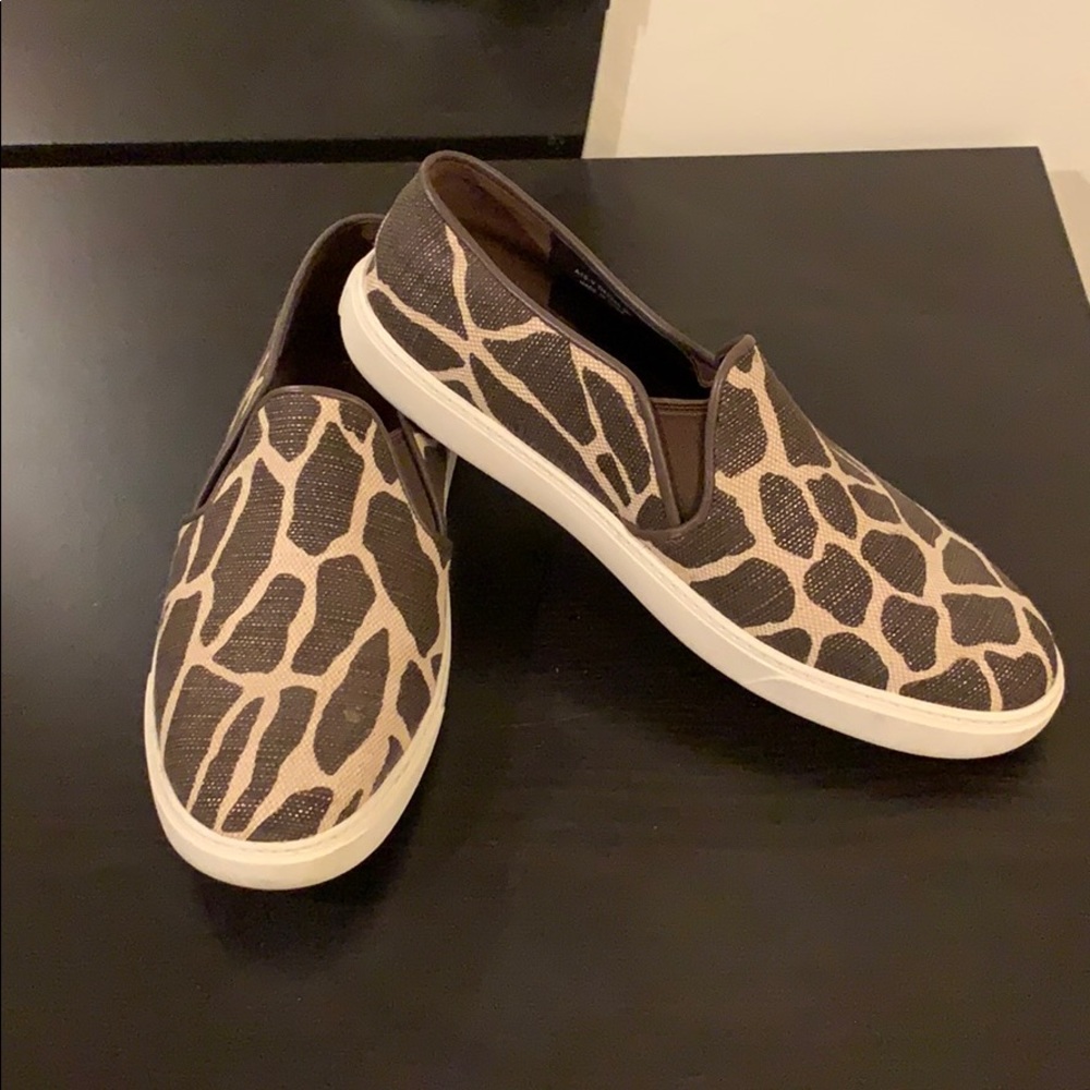 Cole Haan Animal Print Slip-On Flats